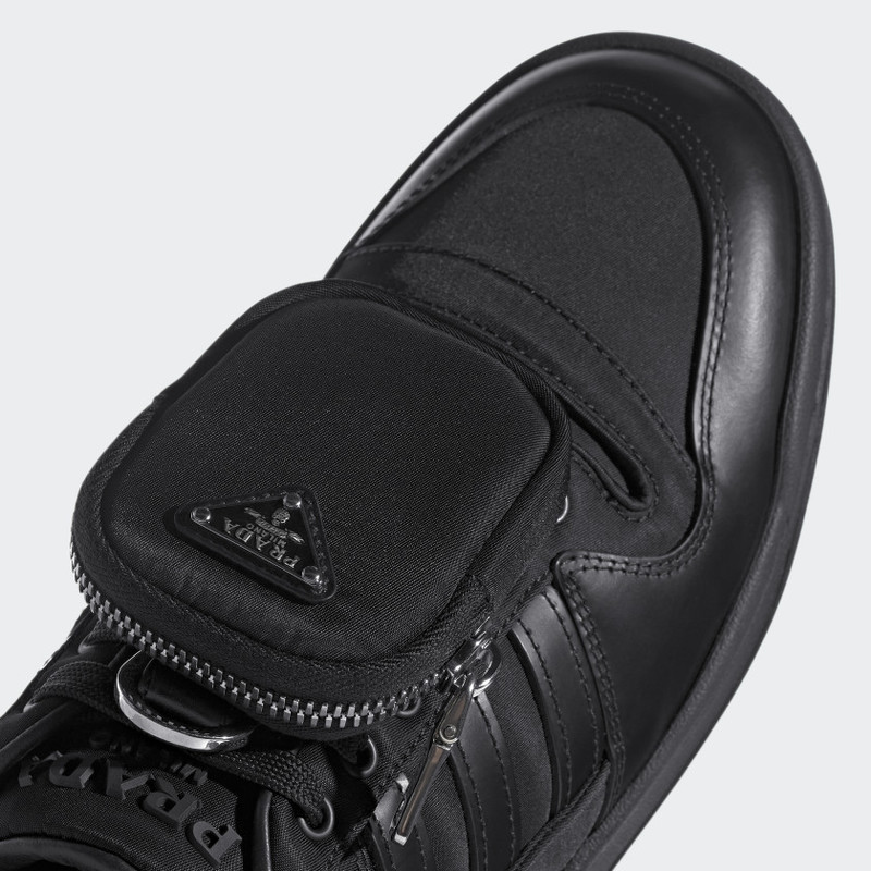 Prada Re-Nylon x adidas Forum Low Black | GY7043 | Grailify